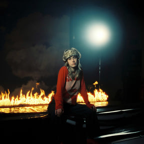 the album cover for Melanie Baker - Somebody Help Me, I'm Being Spontaneous
