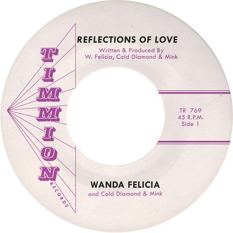 the album cover for Wanda Felicia / Cold Diamond & Mink - Reflections Of Love