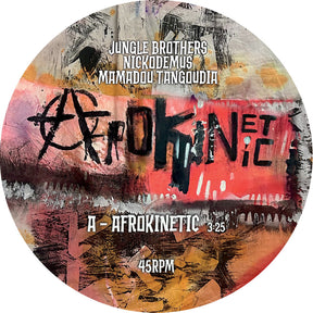 the album cover for Jungle Brothers - Afrokinetic