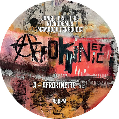 the album cover for Jungle Brothers - Afrokinetic