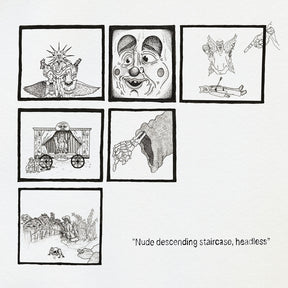 the album cover for Teen Suicide - Nude Descending Staircase Headless