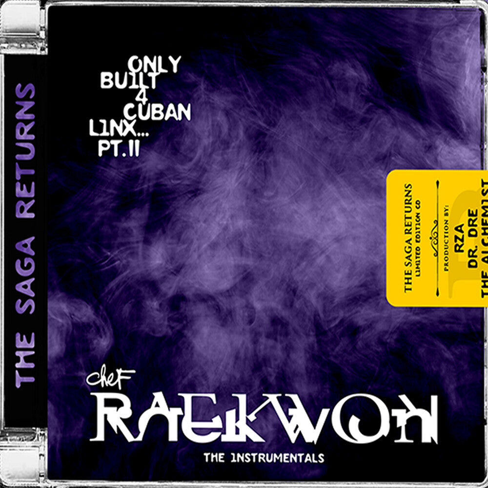 the album cover for Raekwon - Only Built 4 Cuban Linx... Pt. II - THE INSTRUMENTALS, Shaolin Noir Edition (Black 2LP)