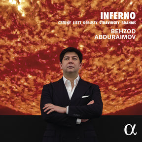 the album cover for Behzod Abduraimov - Inferno