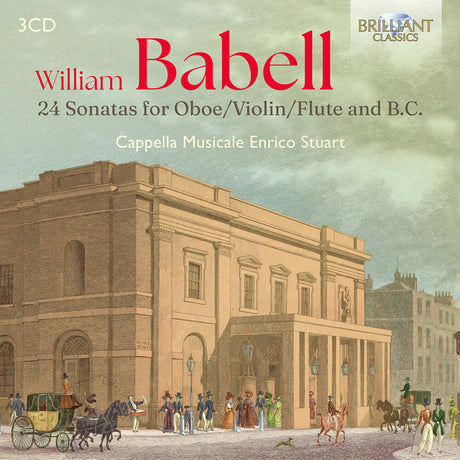 the album cover for Cappella Musicale Enrico Stuart - Babell: 24 Sons For Oboe/Violin/Flute & B.C.