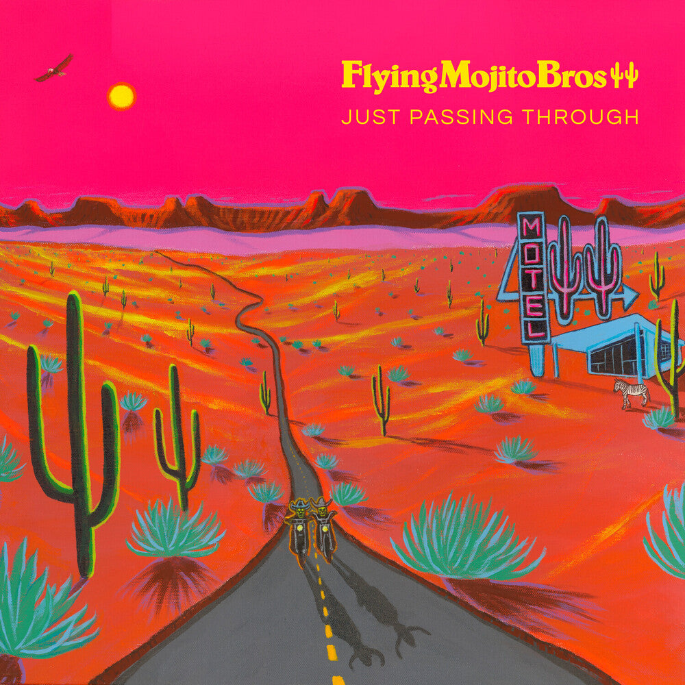 the album cover for Flying Mojito Bros - Just Passing Through