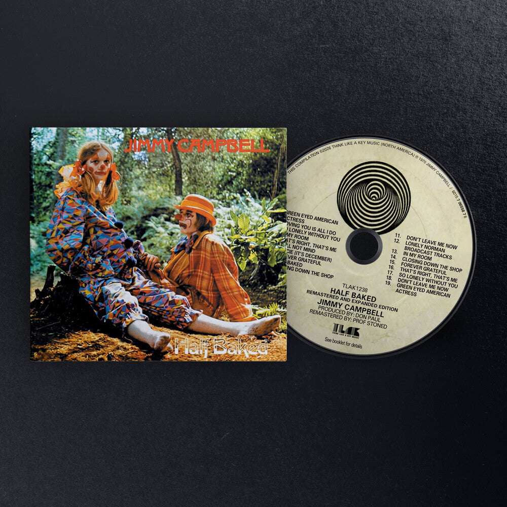 the album cover for Jimmy Campbell - Half Baked [With Booklet] [Remastered] [Digipak] [Reissue]