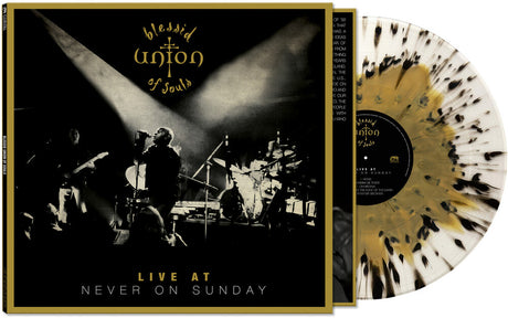 the album cover for Blessid Union Of Souls - Live at Never On Sunday [Black / Clear / Gold Splatter]