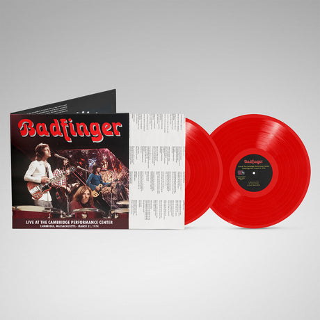 the album cover for Badfinger - Live At The Performance Center - Cambridge [Colored Vinyl]