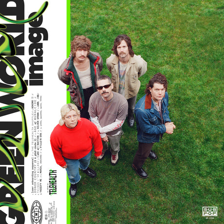 the album cover for Telehealth - Green World Image [Colored Vinyl]