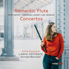 the album cover for Anne Pustlauk - Romantic Flute Cons