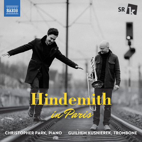 the album cover for Guilhem Kusnierek - Hindemith In Paris