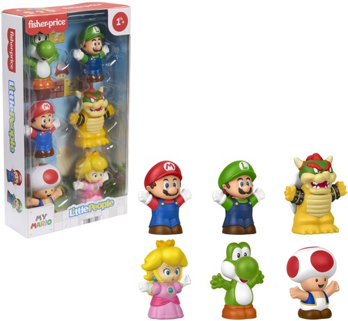 Little People Nintendo - Little People Nintendo Super Mario Figure 6 Pack - Collectibles