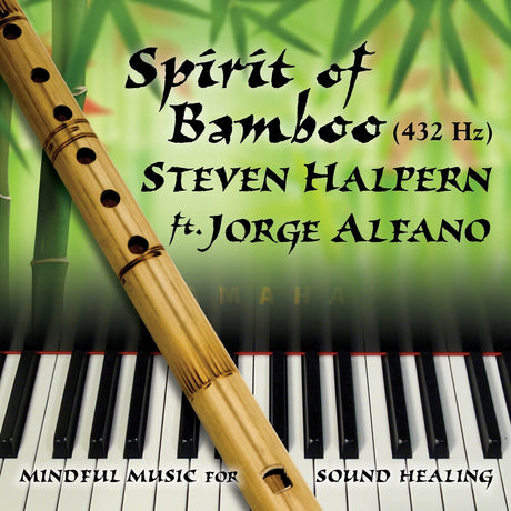 the album cover for Steven Halpern - Spirit Of Bamboo 432hz