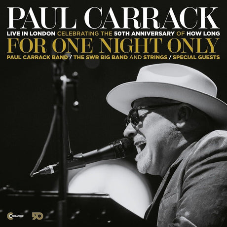 the album cover for Paul Carrack - For One Night Only - Live In London (Uk)