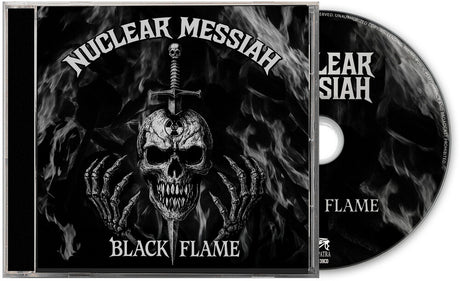 the album cover for Nuclear Messiah - Black Flame