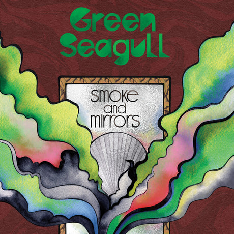 the album cover for Green Seagull - Smoke And Mirrors