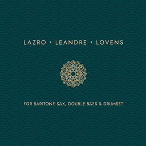 the album cover for Daunik Lazro - For Baritone Sax Double Bass And Drumset