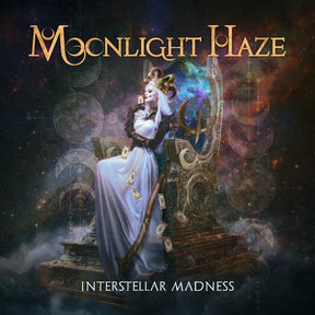 the album cover for Moonlight Haze - Interstellar Madness [Colored Vinyl] [Limited Edition] (Red) (Mrb)