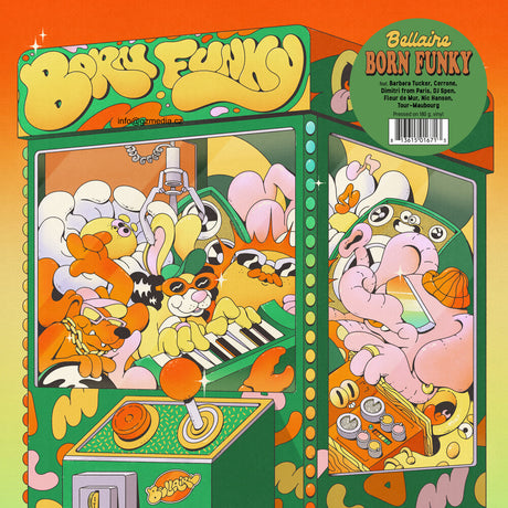 the album cover for Bellaire - Born Funky