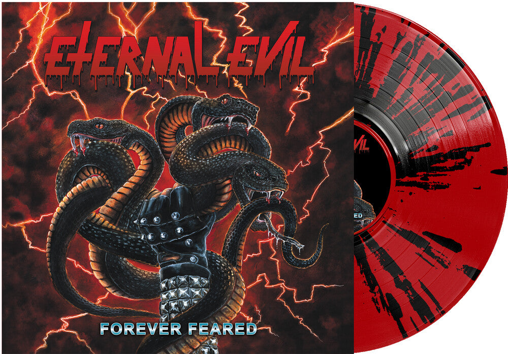 the album cover for Eternal Evil - Forever Feared [Colored Vinyl] [Limited Edition]