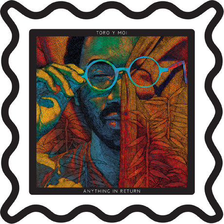 the album cover for Toro Y Moi - Anything In Return - Rose Quartz Eco Mix [Colored Vinyl]