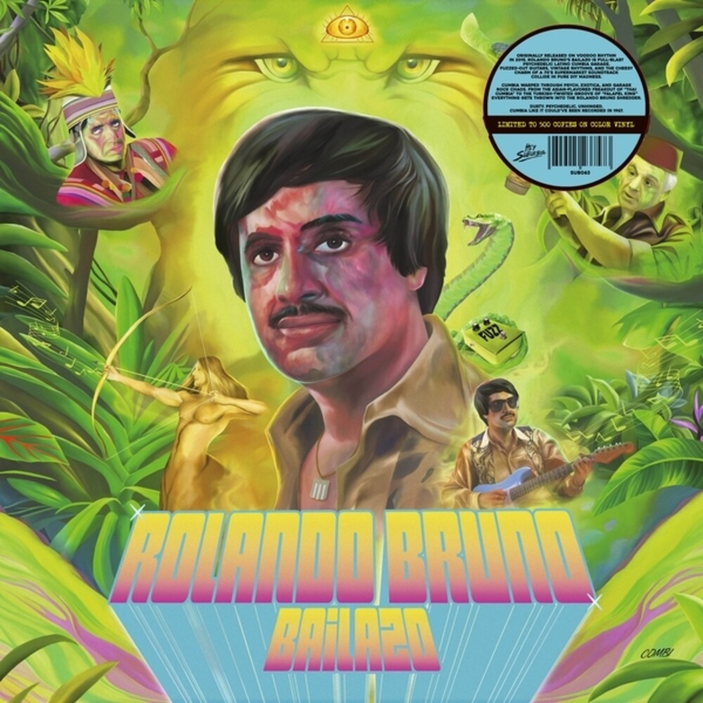 the album cover for Rolando Bruno - Bailazo [Colored Vinyl]