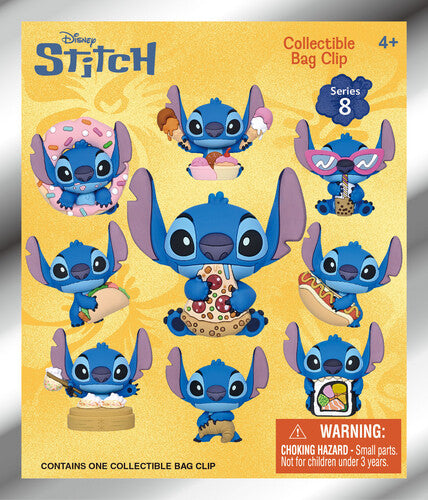 Stitch Series 8 3d Foam Bag Clip 24pc Blind Bag Pd - Stitch Series 8 3d Foam Bag Clip 24pc Blind Bag Pd - Collectibles