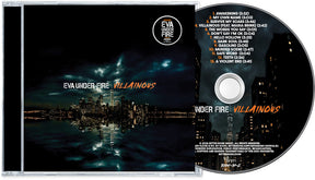 the album cover for Eva Under Fire - Villainous