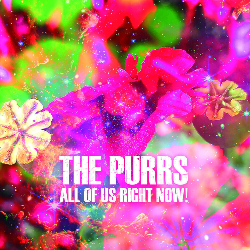 the album cover for Purrs - All Of Us Right Now
