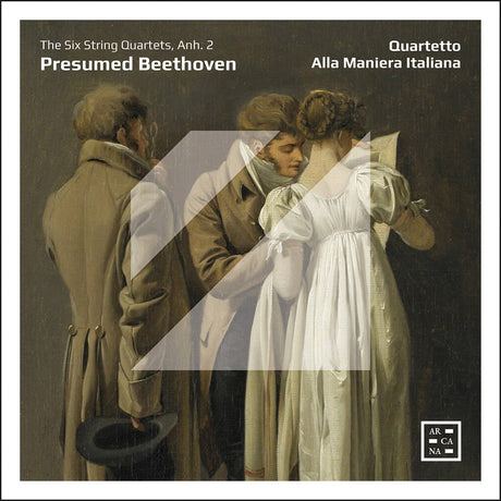 the album cover for Quartetto Alla Maniera Italiana - Presumed Beethoven - Six String Quartets Anh. 2