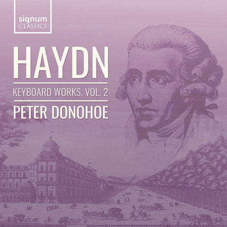 the album cover for Peter Donohoe - Haydn: Keyboard Works Vol. 2