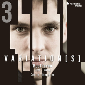 the album cover for Cedric Tiberghien - Beethoven: Complete Variations For Piano Vol. 3