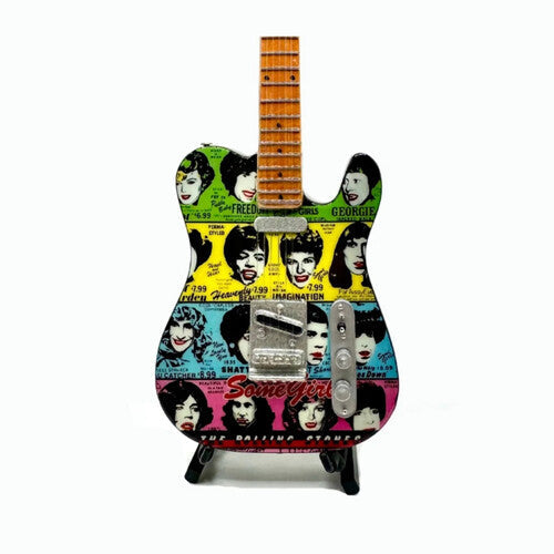 Mini Axe Rolling Stones Some Girls Mini Guitar - Mini Axe Rolling Stones Some Girls Mini Guitar - Collectibles
