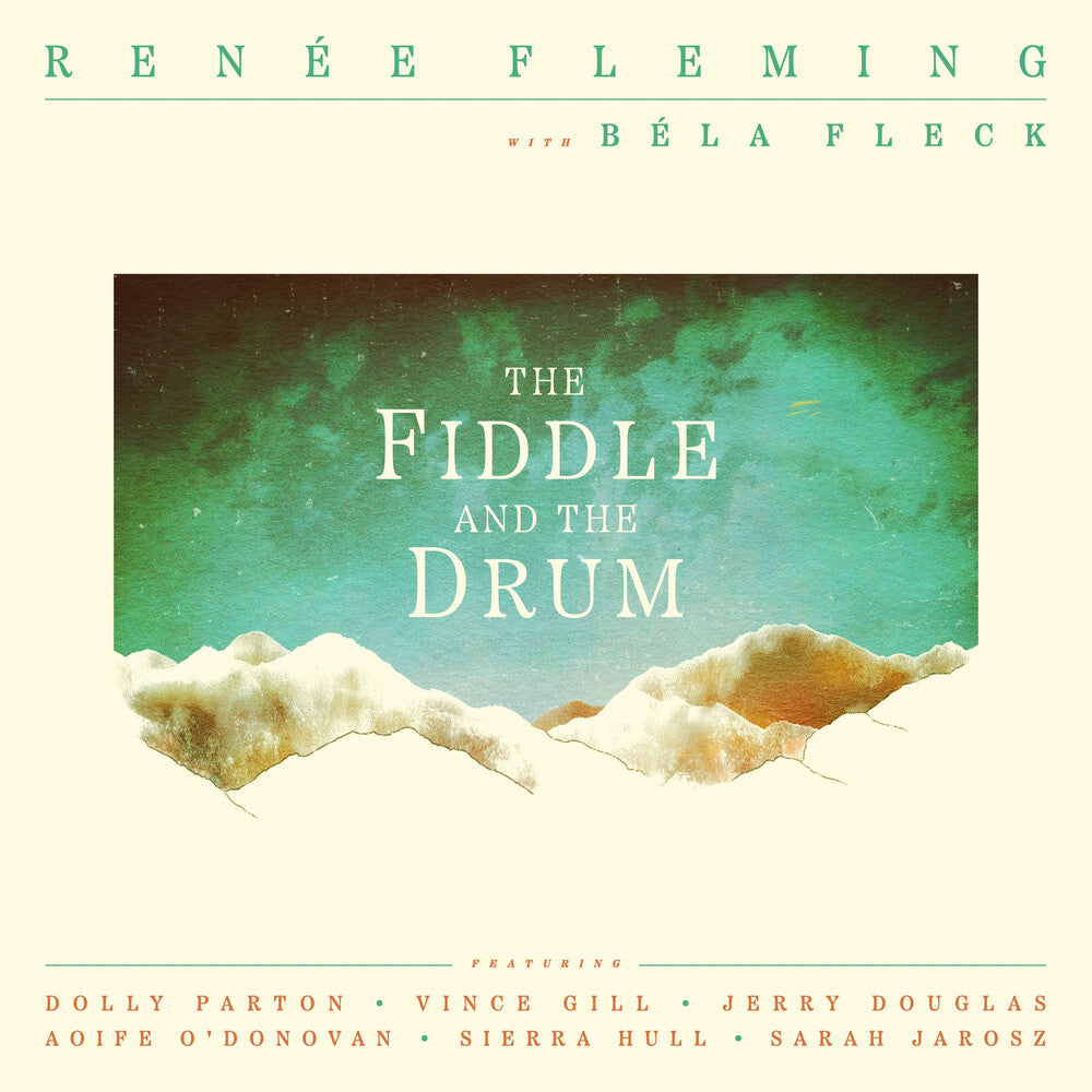the album cover for Renée Fleming - The Fiddle and the Drum