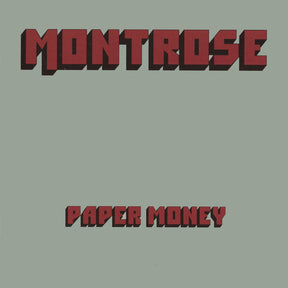the album cover for Montrose - Paper Money Featuring Sammy Hagar [Clear Vinyl] (Red)