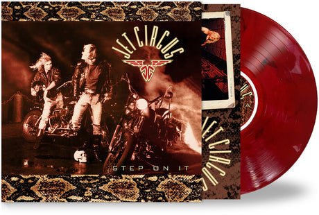 the album cover for Jet Circus - Step On It - 35th Anniversary [Colored Vinyl] [Deluxe] [Limited Edition]