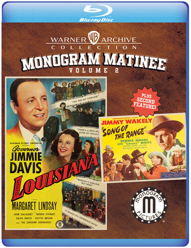 Monogram Matinee 2: Louisiana & Song Of The Range - Monogram Matinee 2: Louisiana & Song Of The Range - Blu-ray