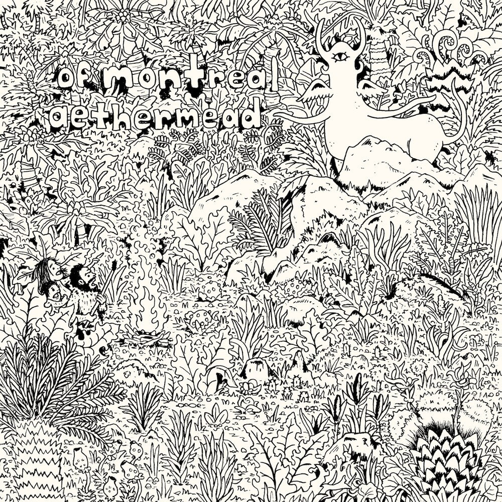 the album cover for Of Montreal - Aethermead [Clear Vinyl] (Gate) [Download Included]