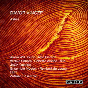 the album cover for Vincze, Davor - Ashes