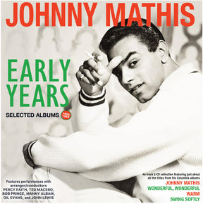 the album cover for Johnny Mathis - Early Years: Selected Albums 1956-58