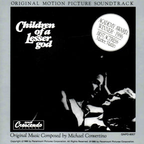 the album cover for Children Of A Lesser God / O.S.T. - Children Of A Lesser God / O.S.T.