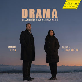 the album cover for Matthias Lika - Drama - Songs Based On Poems By Heinrich Heine