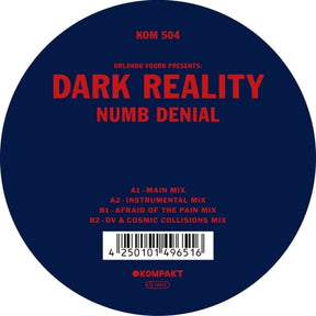 the album cover for Orlando Voorn  / Dark Reality - Numb Denial (Ep)