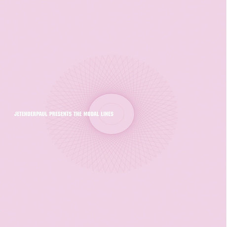 the album cover for Jetenderpaul - Presents The Modal Lines - Pink Splatter [Colored Vinyl]