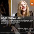the album cover for Antoinette Halloran - Linda Kouvaras: Pno Music Chamber Works & Songs