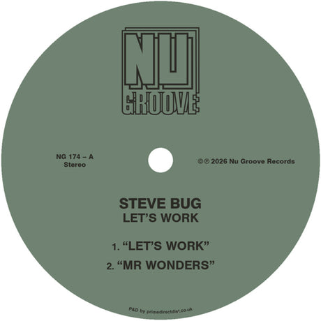 the album cover for Steve Bug - Let's Work