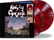 the album cover for Nasty Savage - Indulgence / Abstract Reality - Red [Colored Vinyl] (Gate)