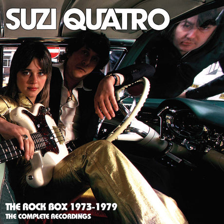 the album cover for Suzi Quatro - Rock Box 1973-1979 (Complete Recordings)