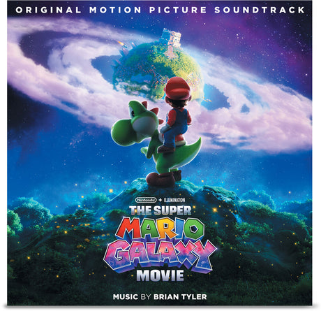 the album cover for Super Mario Galaxy Movie - O.S.T. (Colv) (Ylw) - Super Mario Galaxy Movie - O.S.T. [Colored Vinyl] (Ylw)