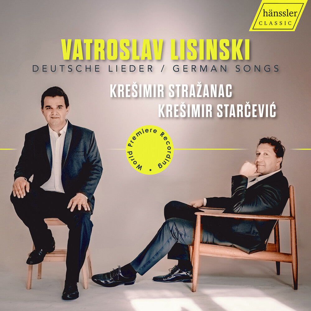 the album cover for Kresimir Strazanac - Lisinski: Deutsche Lieder